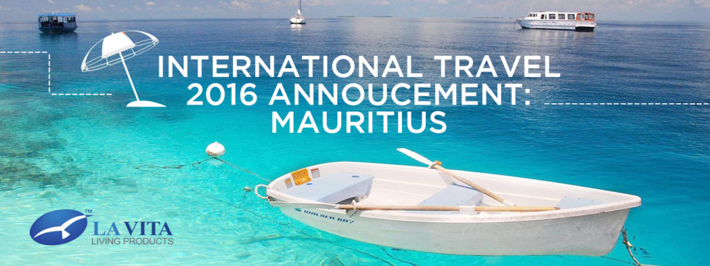 International Travel 2016 announcement: Mauritius