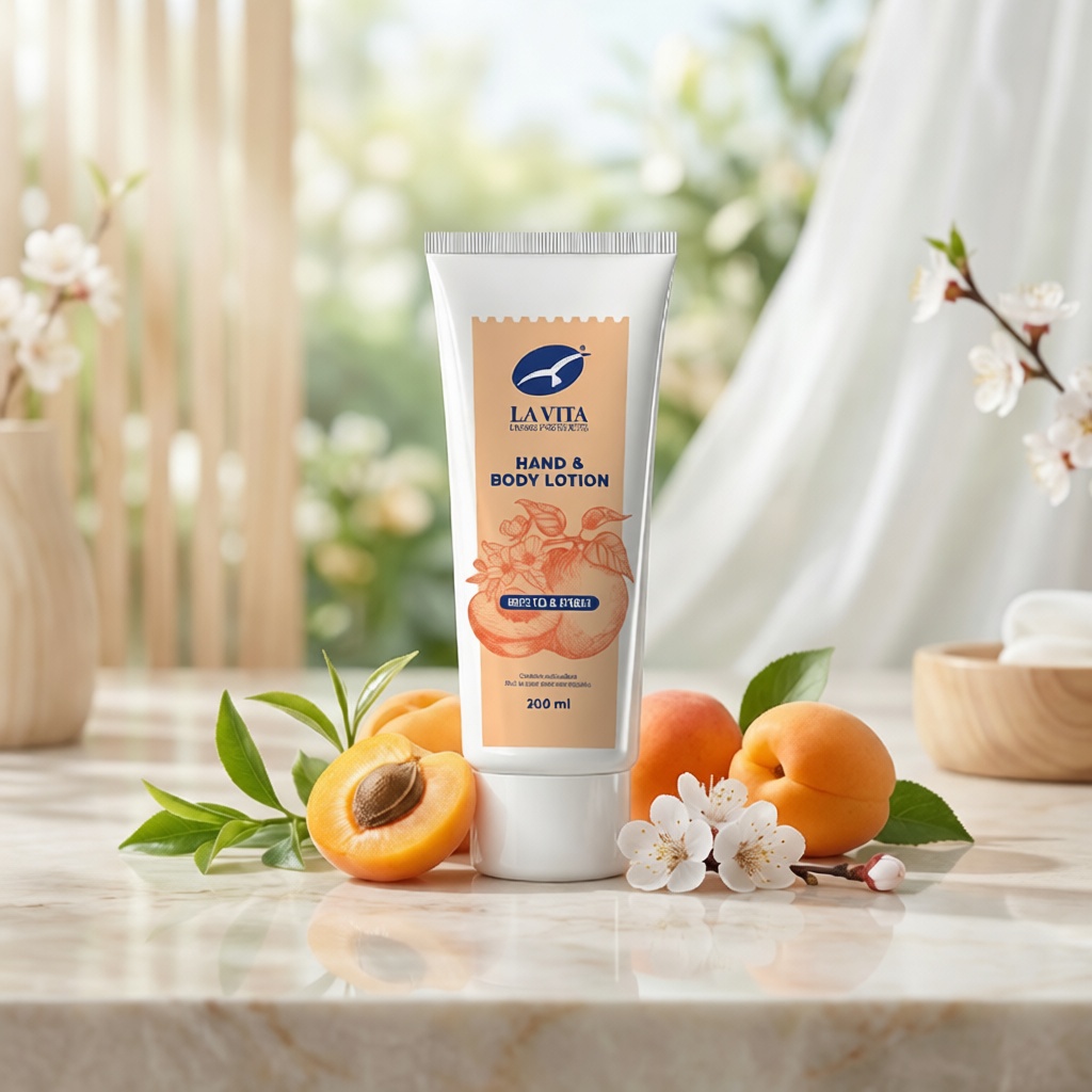 Hand & Body Lotion – White Tea & Apricot